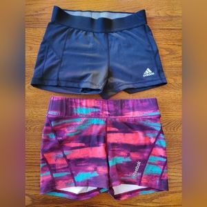 NWOT Lot of 2 Active Shorts -Reebok & Adidas